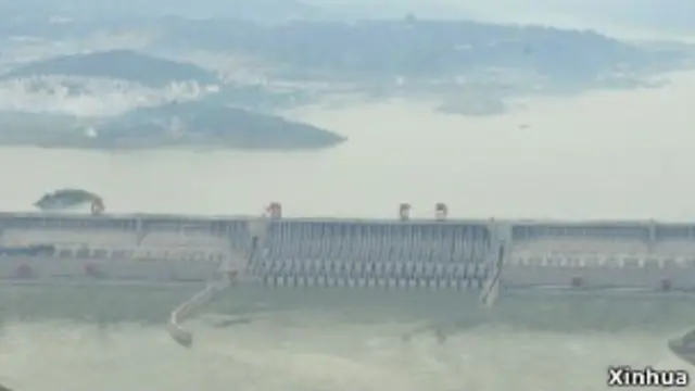 Bendungan sungai di Cina