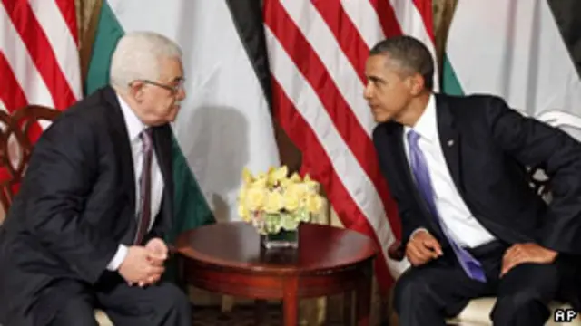 Mahmoud Abbas dan Barack Obama 