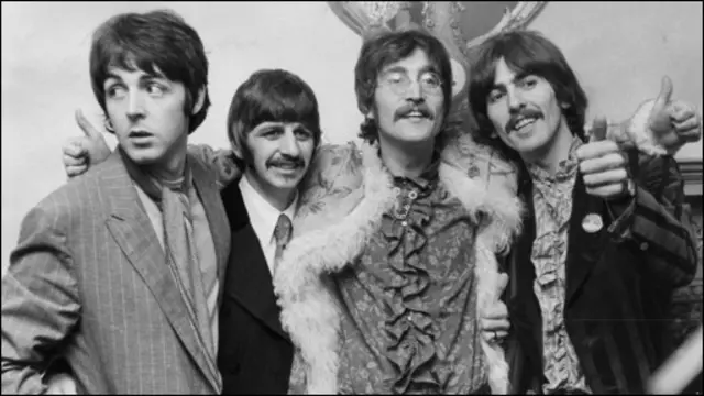 甲壳虫乐队成员1967年在经理人家里