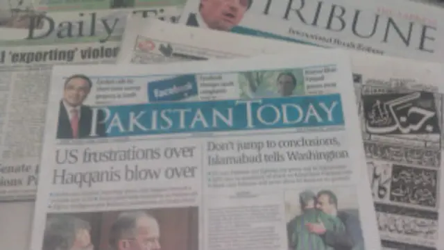 پاکستانی اخبارات بین الاقوامی پشیہ وارانہ معیار کے ہیں