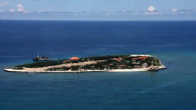 Một hòn đảo ở Trường Sa