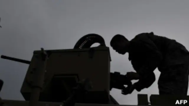 Un soldado de EE.UU.