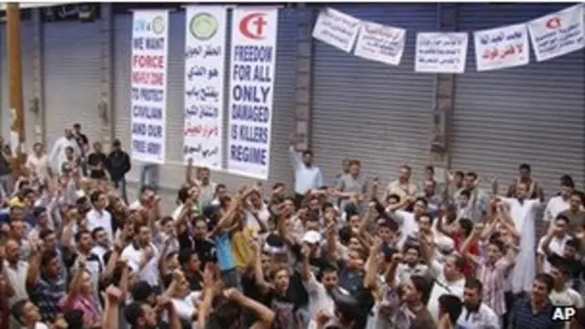 Unjukr rasa di Suriah