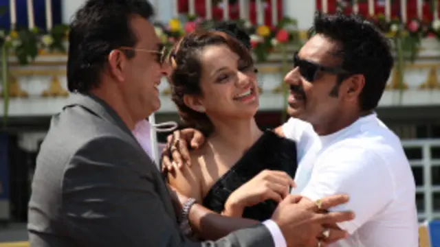 संजय दत्त, अजय देवगन और कंगना रनॉत