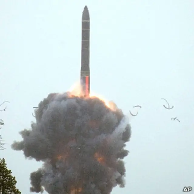 Ракета "Ярс" на старте