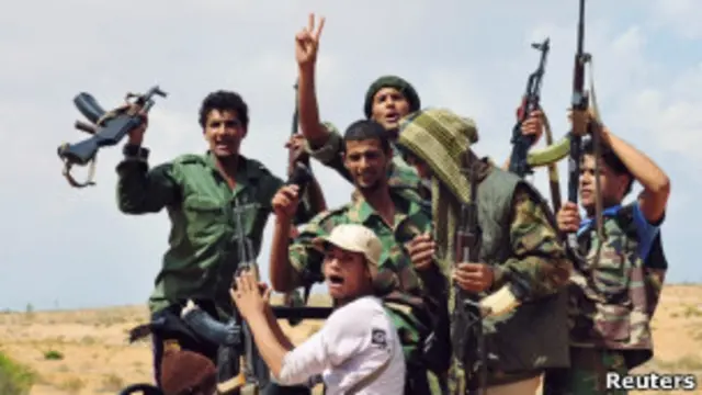 Вооруженные противники Каддафи