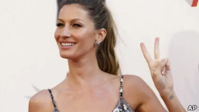 Gisele Bündchen, modelo brasileña