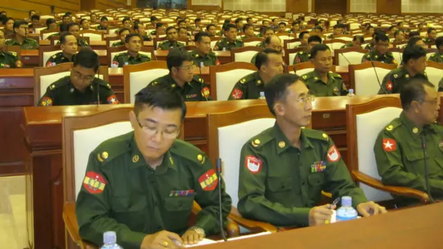 首都纳比都人民议会下院正在开会