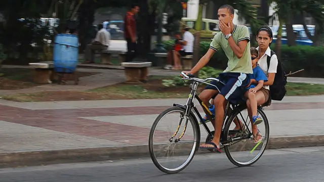 Bicicleta en Cuba 