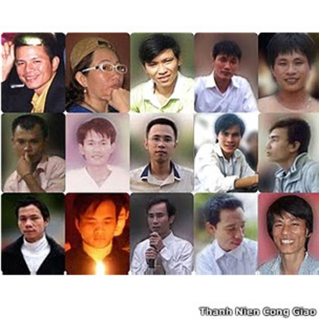 Một số người mà Tổ chức Theo dõi Nhân quyền đòi Việt Nam trả tự do trong thông cáo mới đây