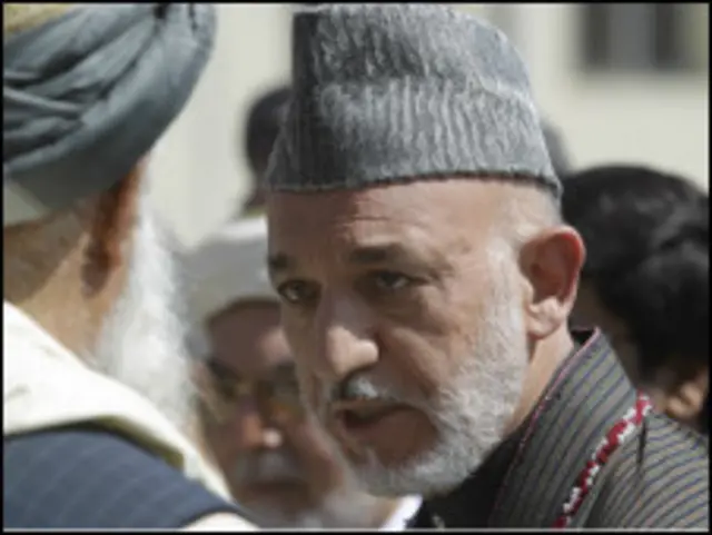 افغان صدر حامد کرئی