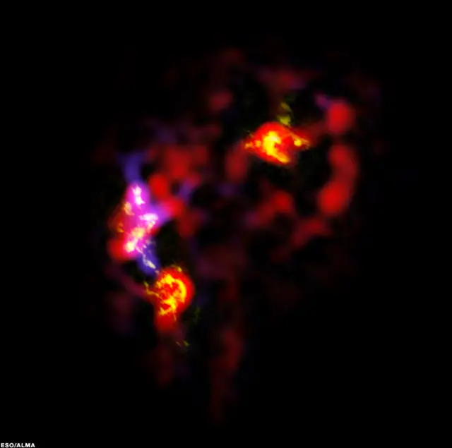 Снимки телескопа ALMA