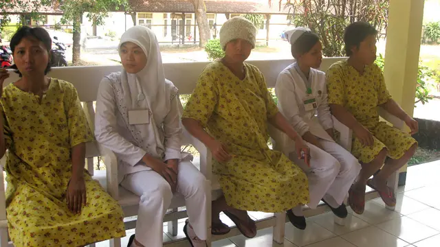 Pasien gangguan jiwa di Lawang