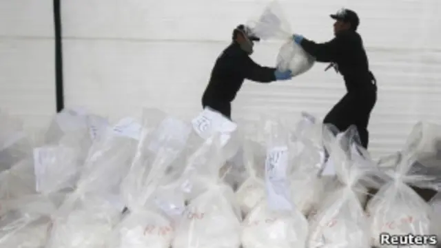 Мешки с кокаином в Латинской Америке