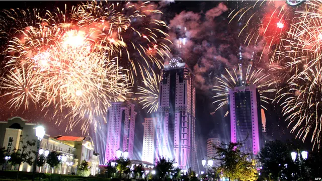 Салют в Грозном