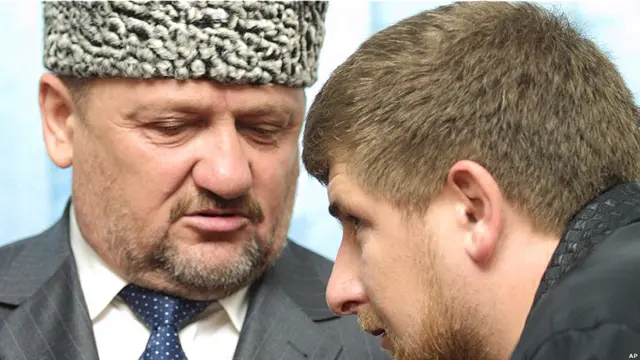 Отец и сын Кадыровы