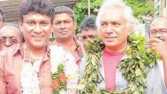 Mano Ganeshan with Dr Vikramabahu Karunarathne