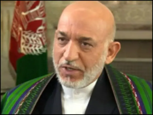 افغان صدر حامد کرزئی