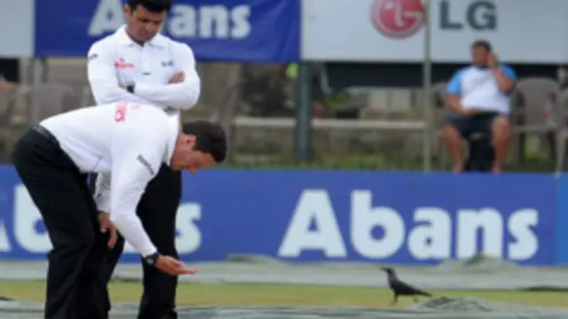 Cricket umpires in Galle stadium (file photo)