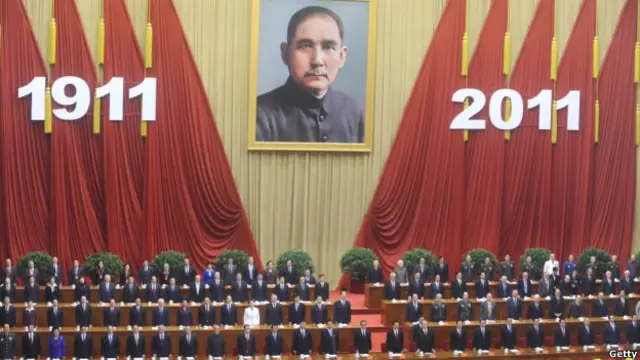 江泽民出席中共辛亥革命纪念大会