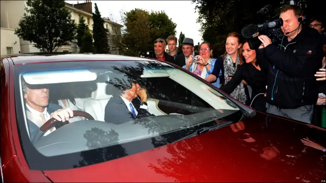 Пол Маккартни и Нэнси Шевелл после свадьбы