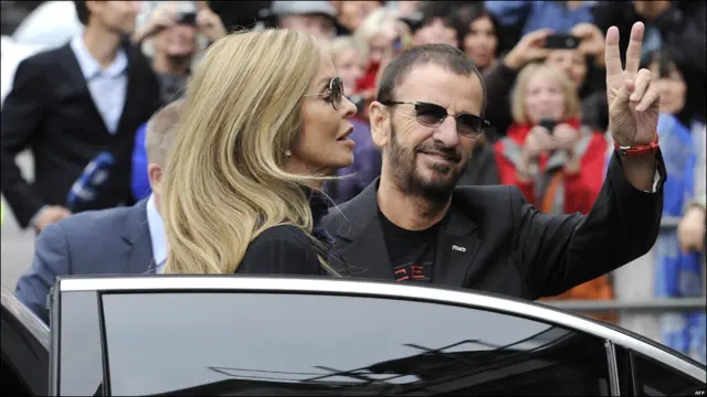 Ринго Стар и Барбара Бах