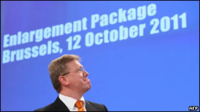 Про поступ Балкан у Брюсселі оголосив комісар ЄС із питань розширення Штефан Фюле