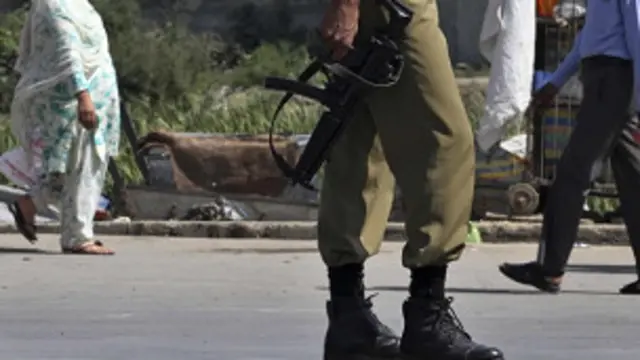 कश्मीर में सुरक्षा व्यवस्था