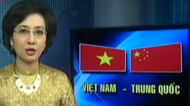 Hình chụp từ bản tin video