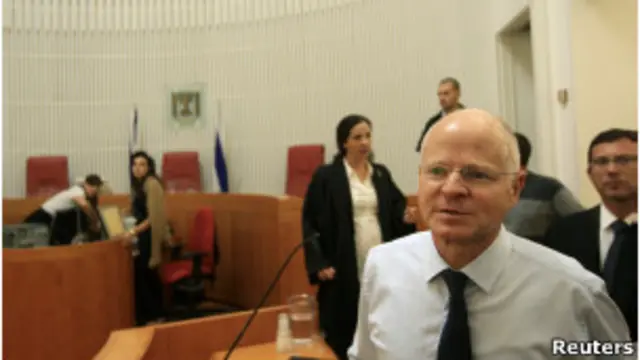 Noam Shalit, na Suprema Corte. Reuters