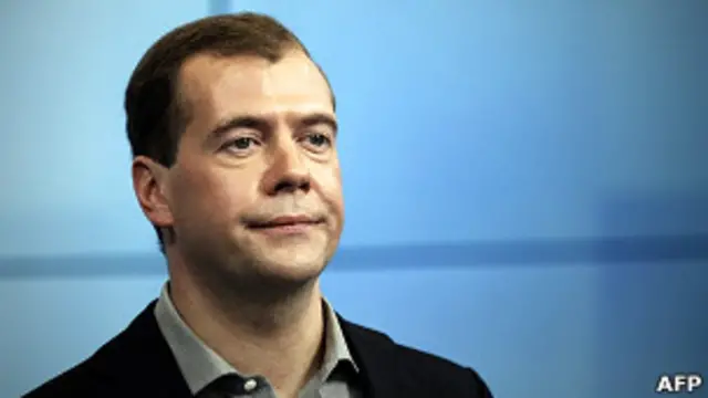 Президент России Дмитрий Медведев