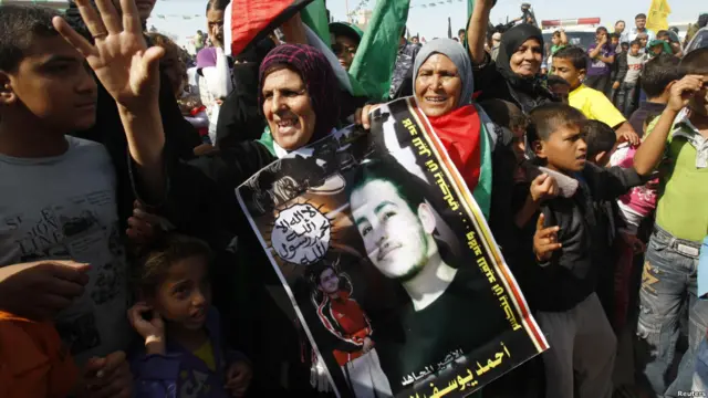 Родственники в секторе Газа