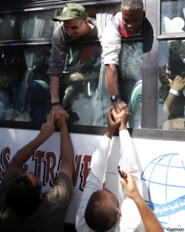 Tahanan Palestina yang dibebaskan Israel