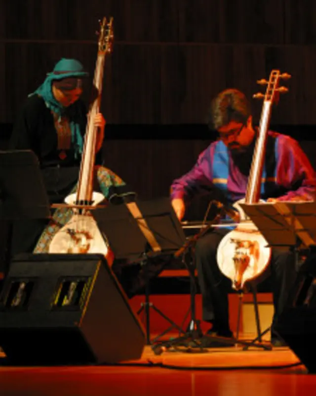 سپیده خداوردی، نوازنده شه بانگ و حامد افشاری، نوازنده شه نواز دو ساز ابداعی آقای شجریان