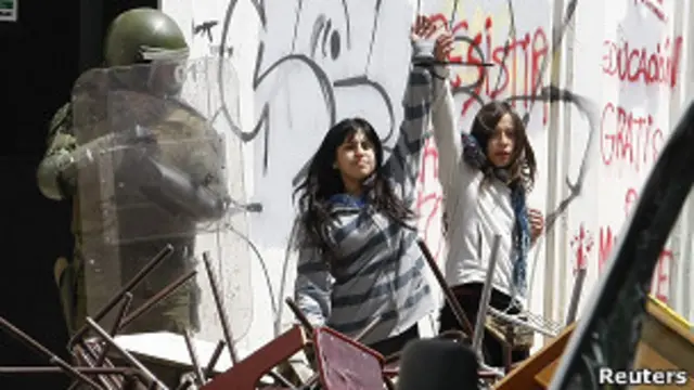 Protestas en Chile. Archivo