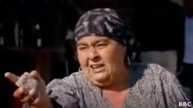 Разгневанная цыганка