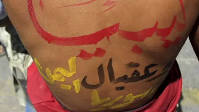 Pengendara sepeda di Yaman