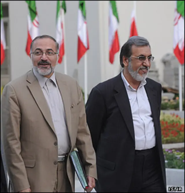 محمودرضا خاوری و محمد جهرمی