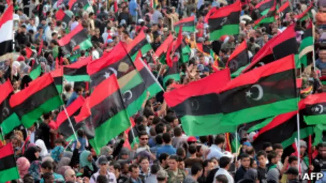 احتفالات في بنغازي