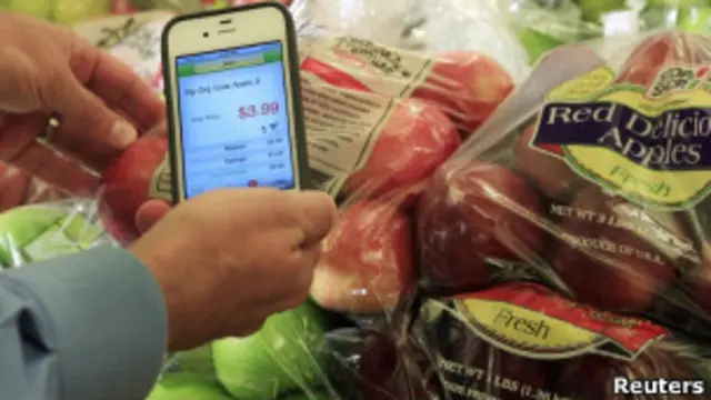 Aplicación en un celular