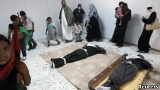 Тело Каддафи