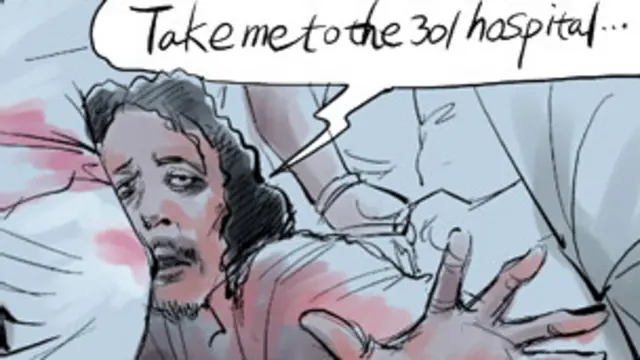 Bức tranh biếm họa về Gaddafi