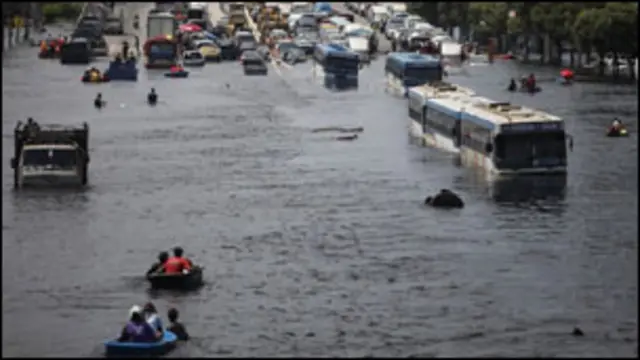 banjir di bankok utara