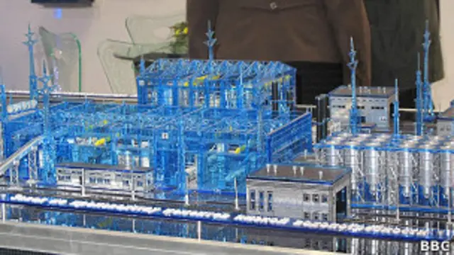 Пластиковая модель города