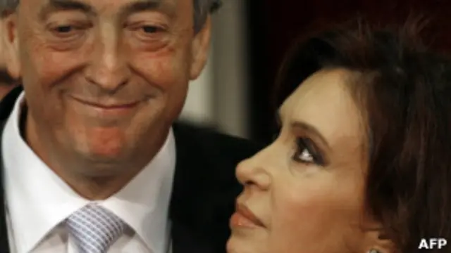 Néstor Kirchner y Cristina Fernández
