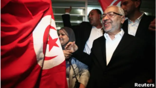 Лидер партии "Ан-Нахда" после победы на выборах