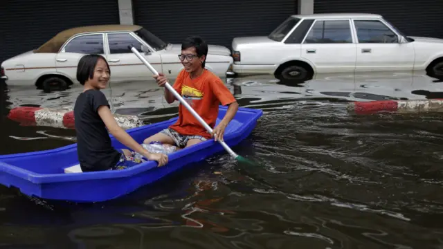 فيضانات في وسط بانكوك