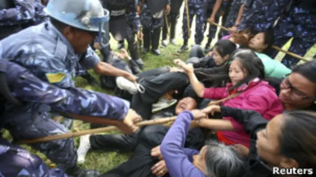 尼泊尔流亡藏人（资料照片）
