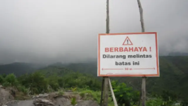 Batas yang tidak boleh dilewati warga