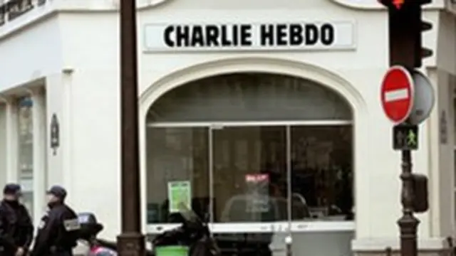 فائل فوٹو، فرانسیسی رسالے کا دفتر